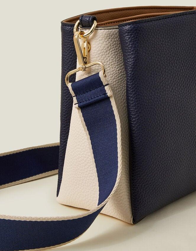 Accessorize Colour Block Triple Compartment Cross-Body Bag