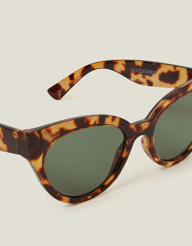 Accessorize Crystal Tortoiseshell Cat Eye Sunglasses
