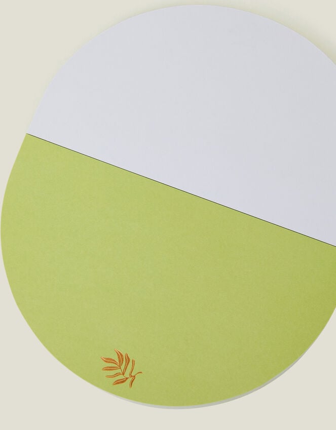 Accessorize Designworks Ink Half Moon Notepad Green
