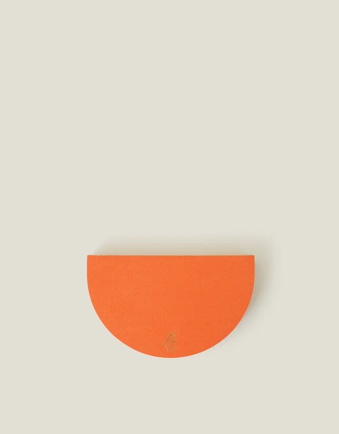 accessorize Designworks Ink Half Moon Notepad Orange