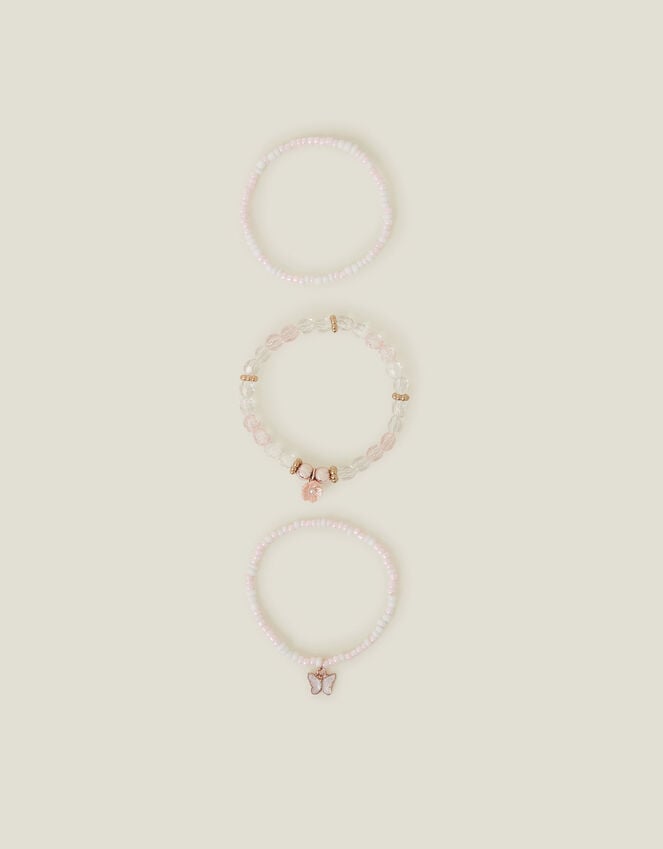 accessorize Girls Butterfly Charm Necklace and Bracelet Set