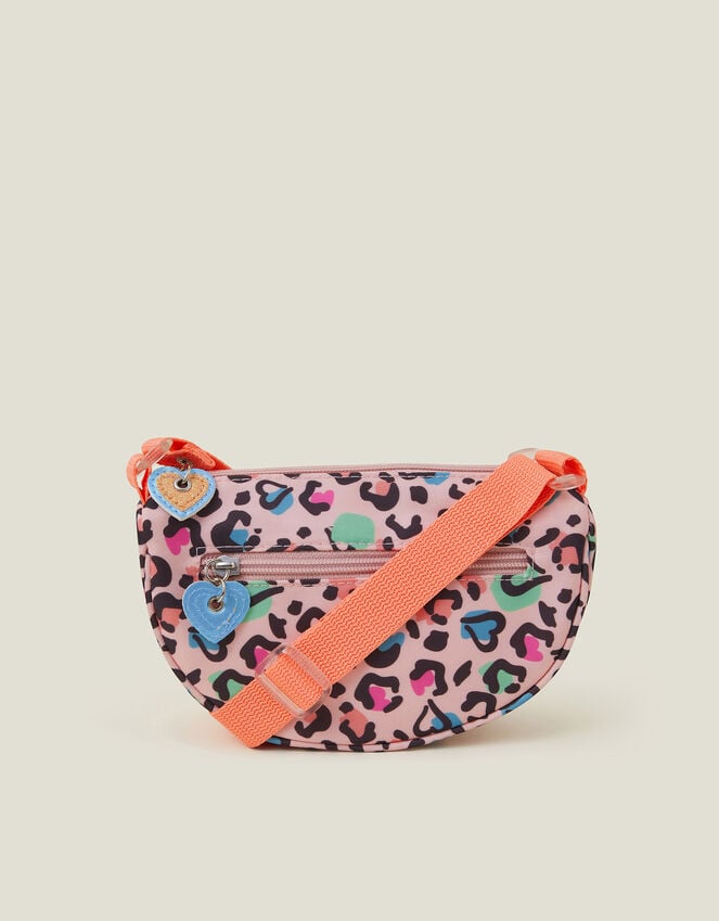 Accessorize Girls Colourful Leopard Print Cross-Body Bag