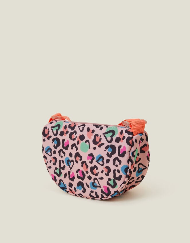 Accessorize Girls Colourful Leopard Print Cross-Body Bag