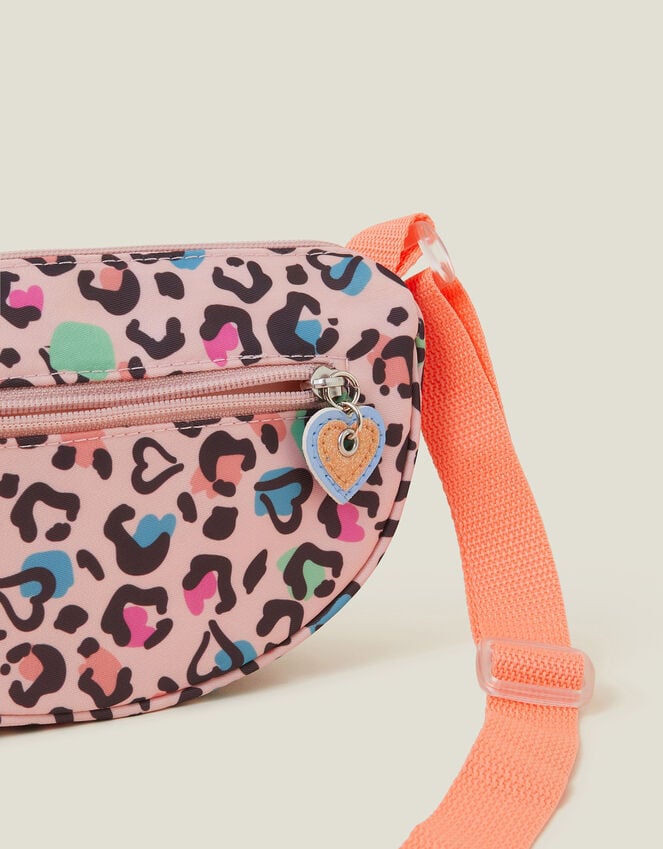 Accessorize Girls Colourful Leopard Print Cross-Body Bag