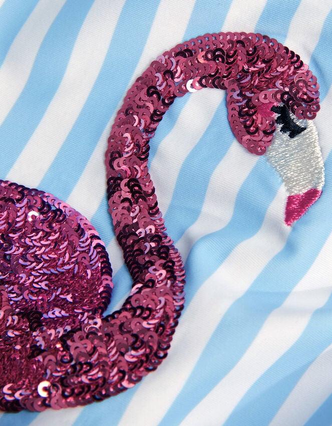 Accessorize Girls Flamingo Embellished Swimsuit Multi
