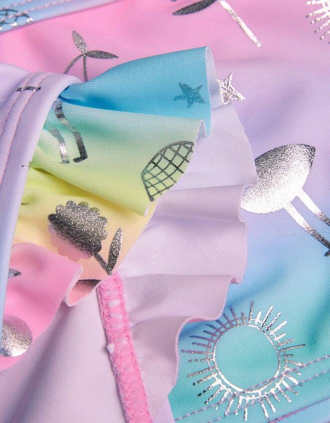 Accessorize Girls Ombre Foil Print Bikini Set Multi