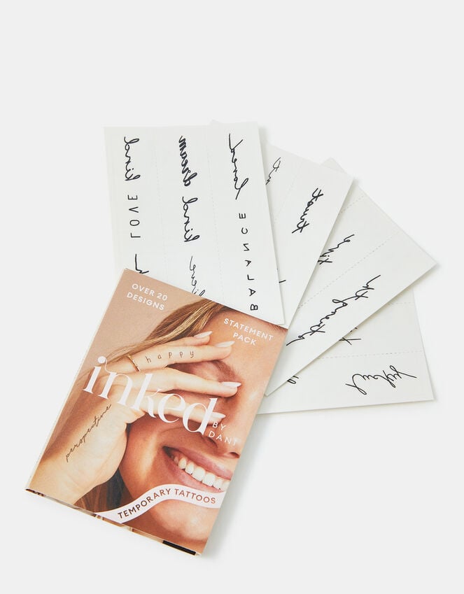 Accessorize Inked By Dani Statement Temporary Tattoo Pack