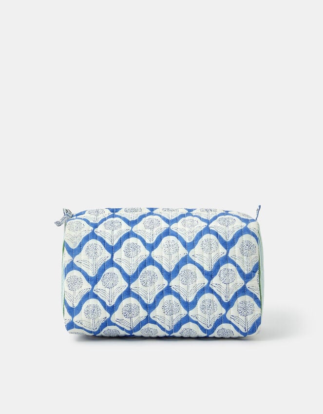 accessorize Large Dandelion Print Quilted Make Up Bag