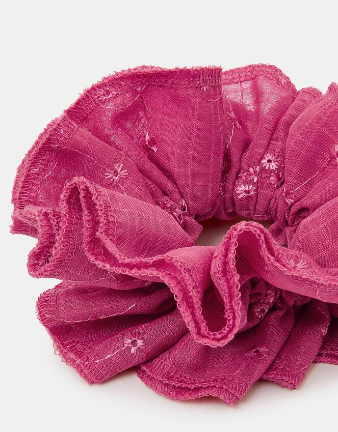 Accessorize Oversized Floral Broderie Hair Scrunchie