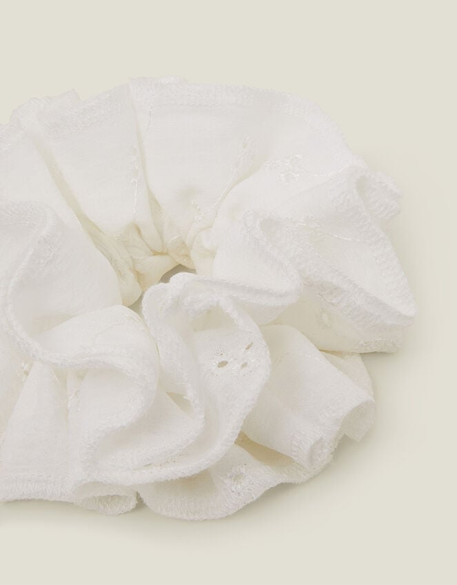 Accessorize Oversized Layer Broderie Hair Scrunchie