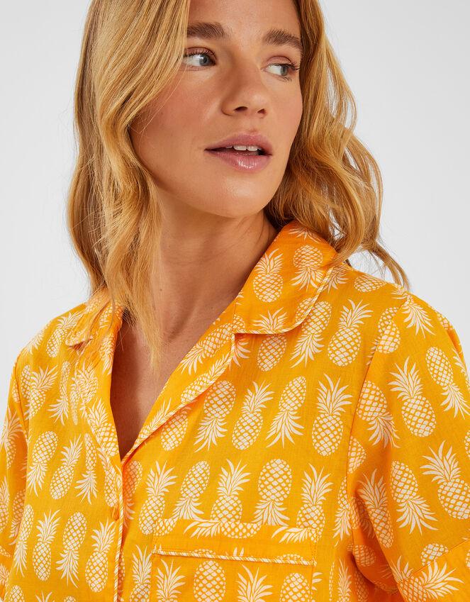Accessorize Pineapple Print Short Pyjamas Set Yellow