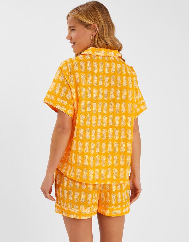 Accessorize Pineapple Print Short Pyjamas Set Yellow
