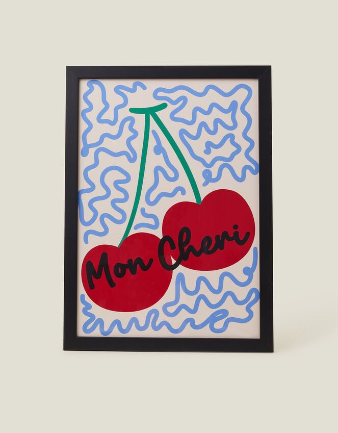 accessorize Pink Giraffe Print Co Mon Cheri Framed A3 Art Print