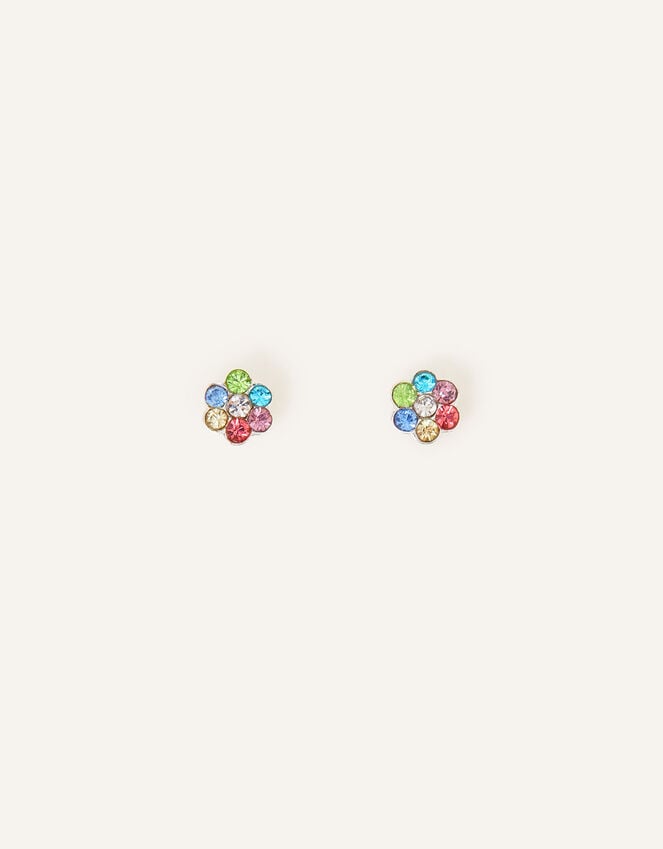 Accessorize Sterling Silver Plated Flower Stud Earrings