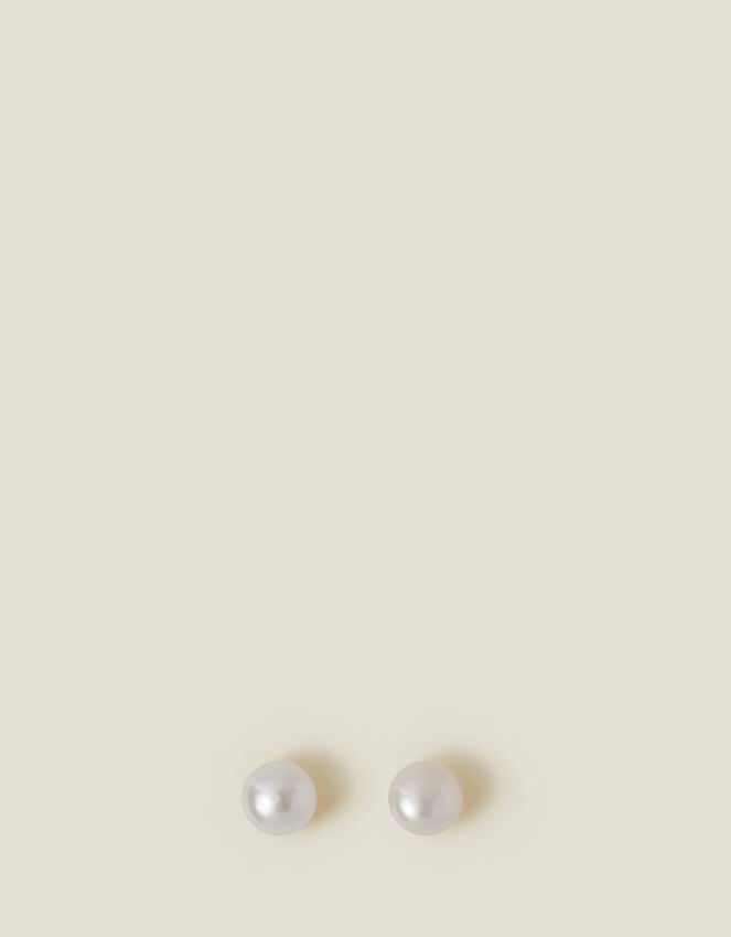 Accessorize Sterling Silver-Plated Freshwater Pearl Studs