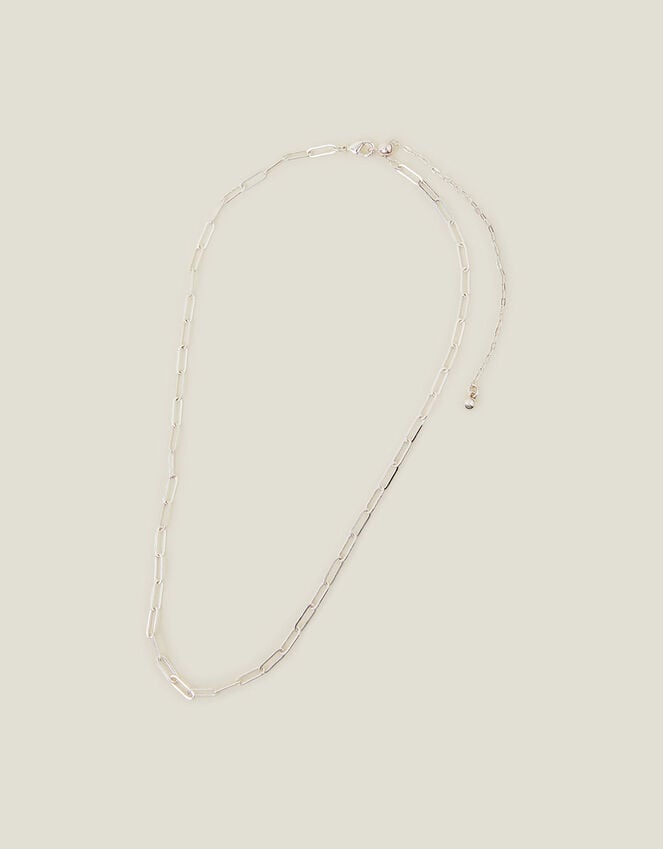 Accessorize Sterling Silver-Plated Paper Clip Chain