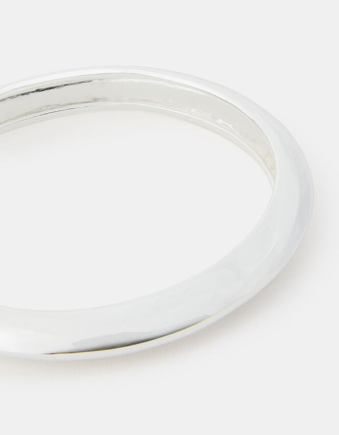 Accessorize Sterling Silver-Plated Square Chunky Cuff