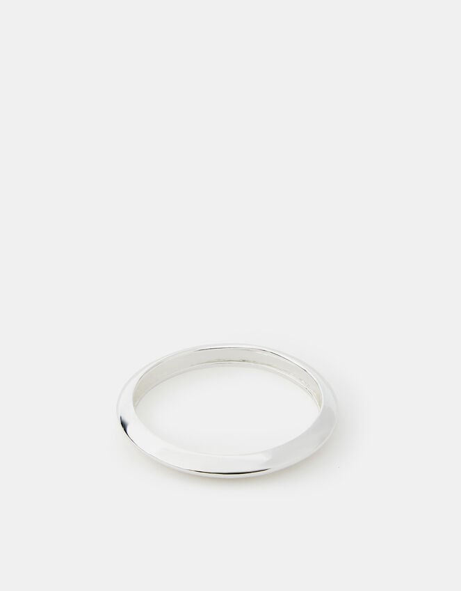 accessorize Sterling Silver-Plated Square Chunky Cuff