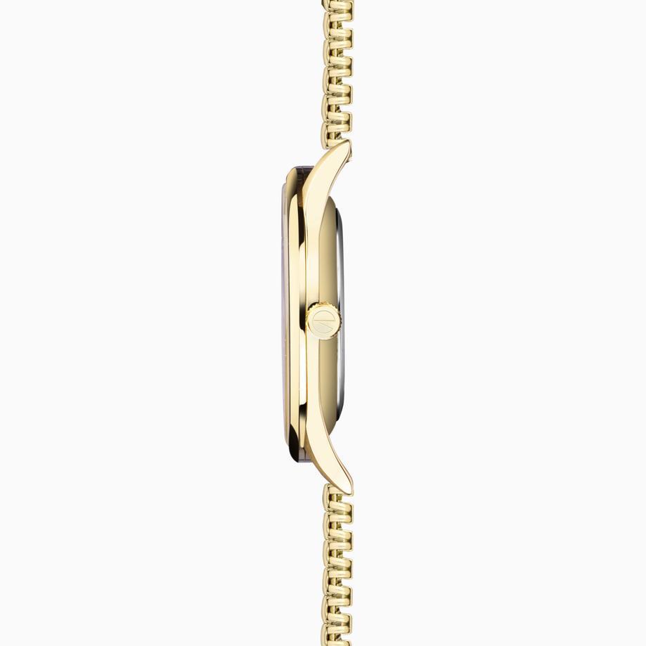 Accurist Accurist Classic Men’s Watch | Gold Case & Stainless Steel Expander Bracelet With White Dial | 37mm