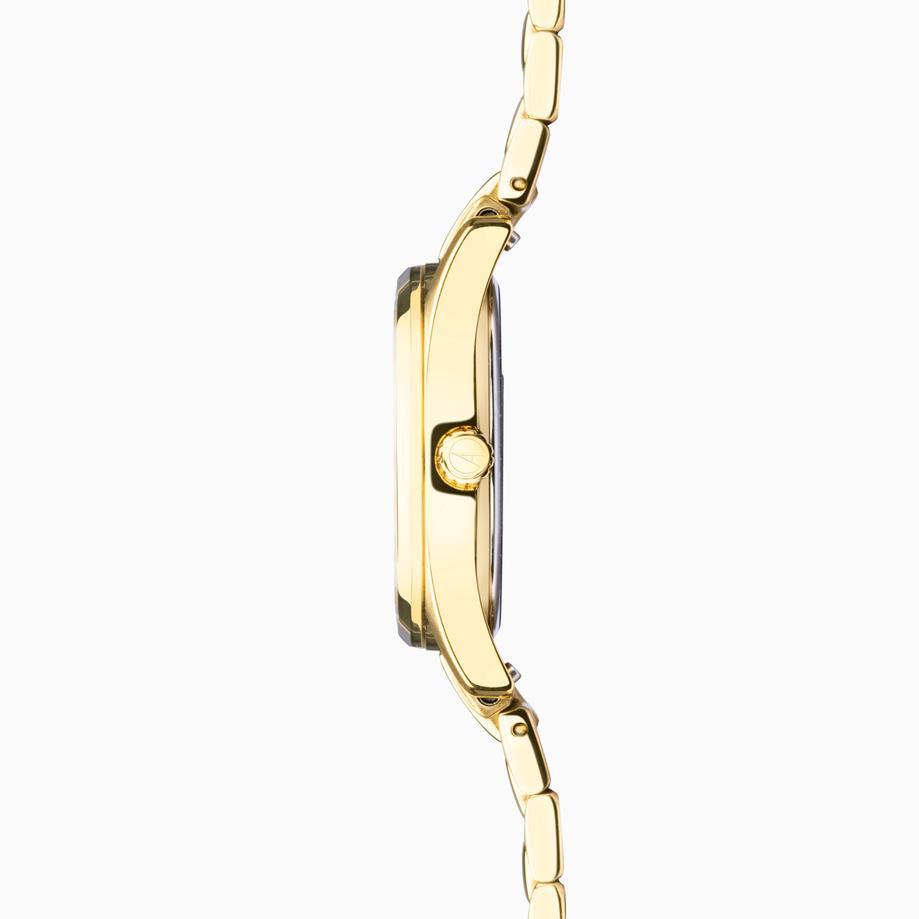 Accurist Accurist Everyday Unisex Watch | Gold Case & Stainless Steel Bracelet With Grey Dial | 36mm