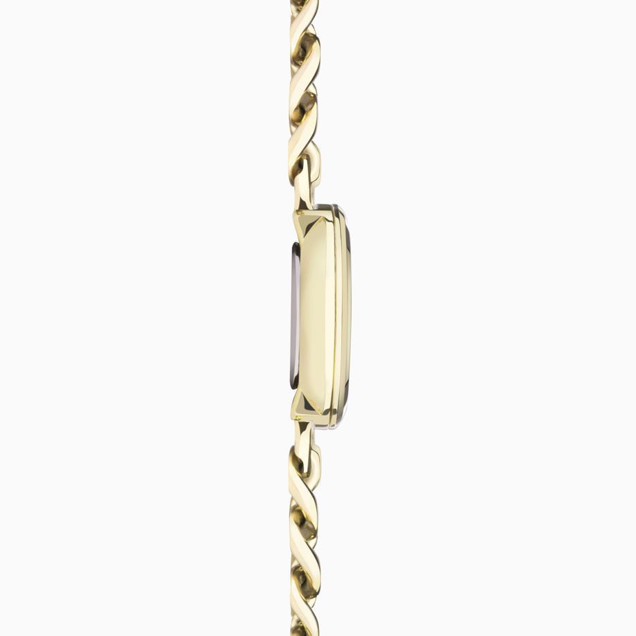 Accurist Accurist Jewellery Ladies Watch | Gold Case & Stainless Steel Bracelet With Green Malachite Dial | 28mm