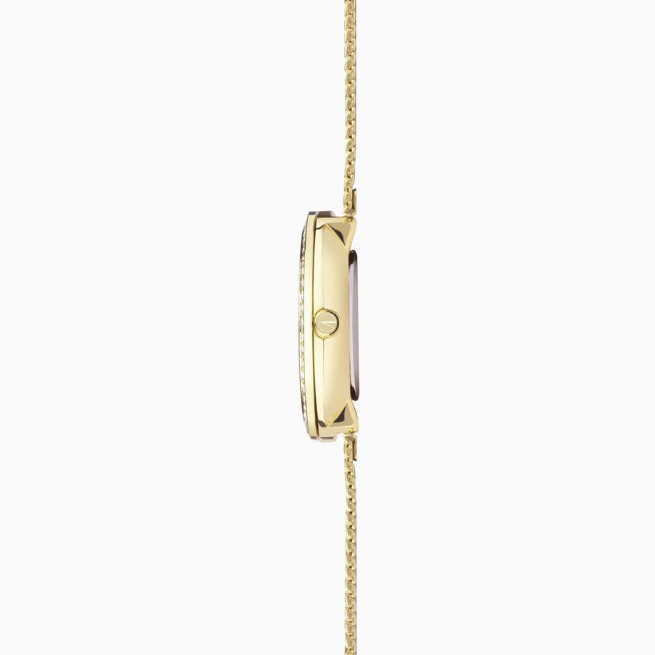 Accurist Accurist Jewellery Ladies Watch | Gold Case & Stainless Steel Bracelet With Green Malachite Dial | 28mm