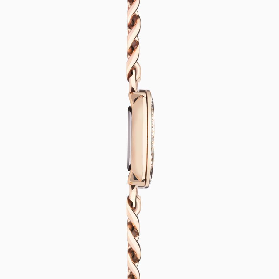 Accurist Accurist Jewellery Ladies Watch | Rose Gold Case & Stainless Steel Bracelet With White Dial | 28mm