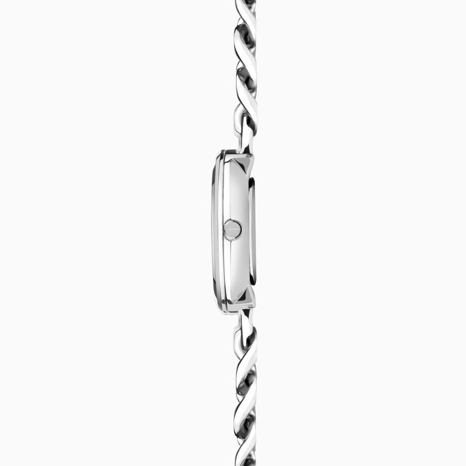 Accurist Accurist Jewellery Ladies Watch | Silver Case & Stainless Steel Bracelet With Rose Quartz Dial | 28mm