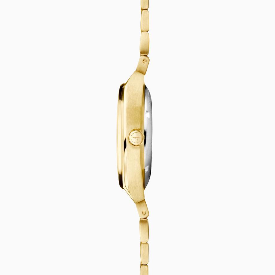 Accurist Accurist Origin Automatic Ladies Watch | Gold Stainless Steel Case & Bracelet With White Dial | 34mm