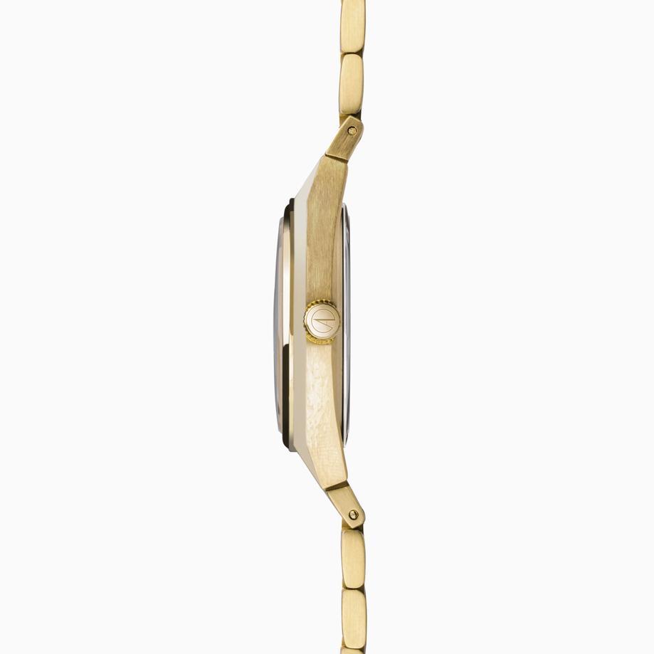 Accurist Accurist Origin Ladies Watch | Gold Case & Stainless Steel Bracelet With White Dial | 34mm