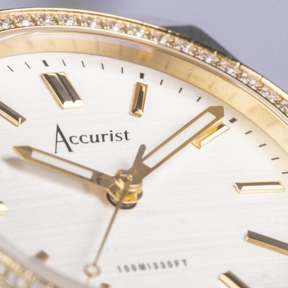 Accurist Accurist Origin Ladies Watch | Two Tone Case & Stainless Steel Bracelet With Silver Dial | 34mm