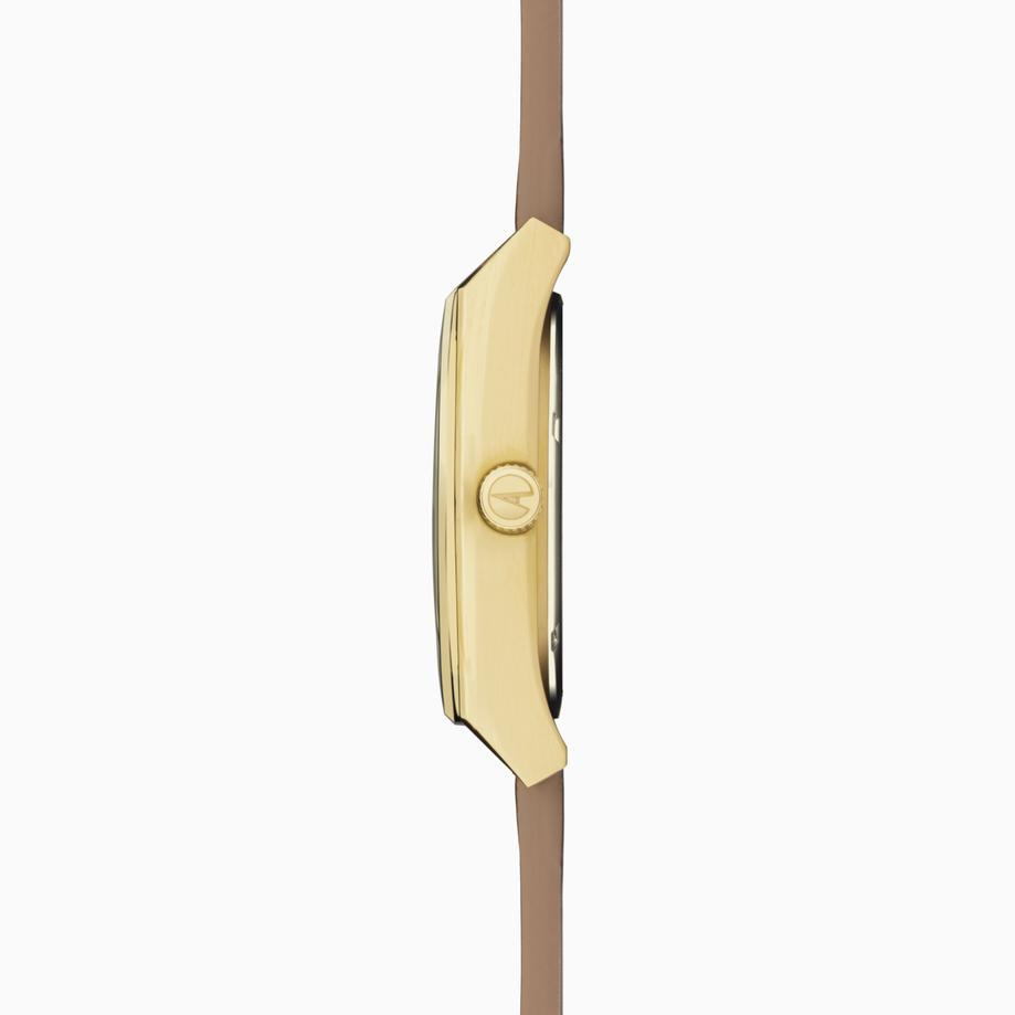 Accurist Accurist Origin Men's Watch | Gold Case & Brown Leather Strap With Black Dial | 41mm