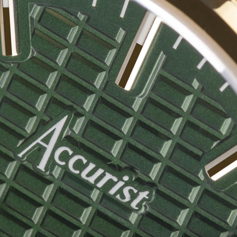 Accurist Accurist Origin Men's Watch | Gold Case & Stainless Steel Bracelet With Fir Green Dial | 41mm