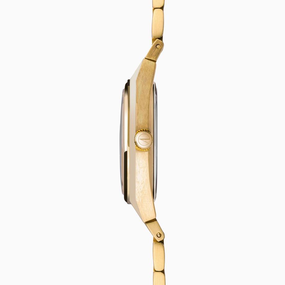 Accurist Accurist Origin Men’s Watch | Gold Case & Stainless Steel Bracelet With Black Dial | 41mm