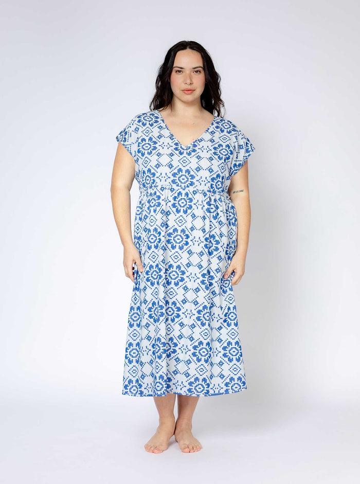Ace & Jig Antoine Dress | Spring 25 | Blue Pastime