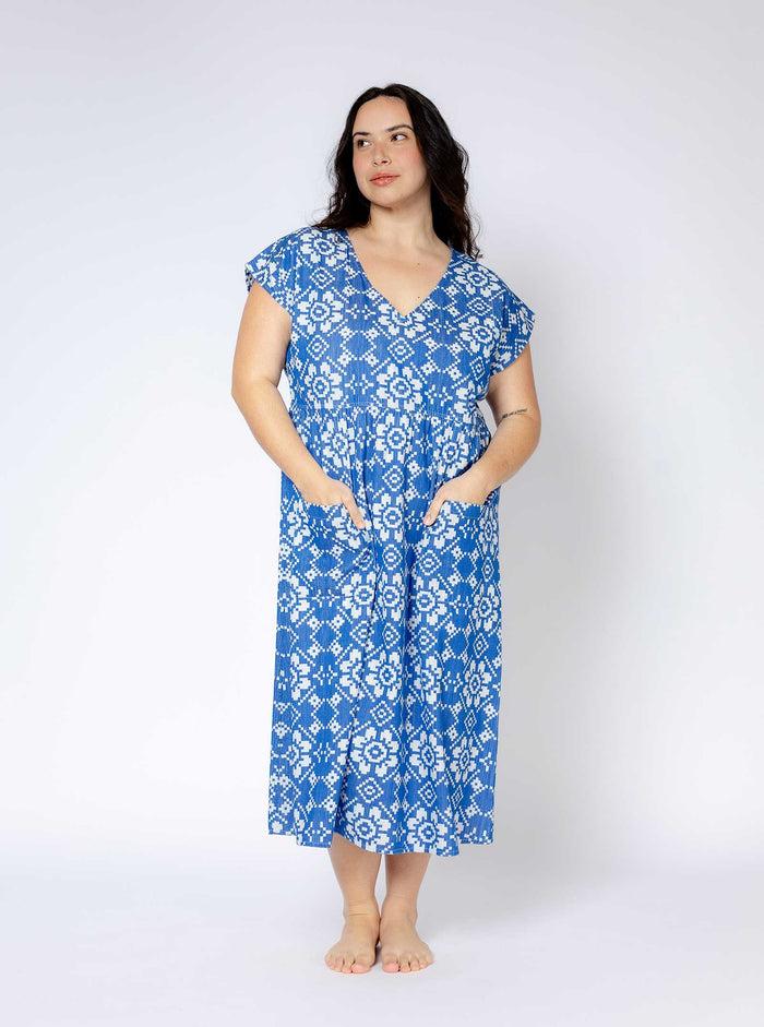 Ace & Jig Antoine Dress | Spring 25 | Blue Pastime