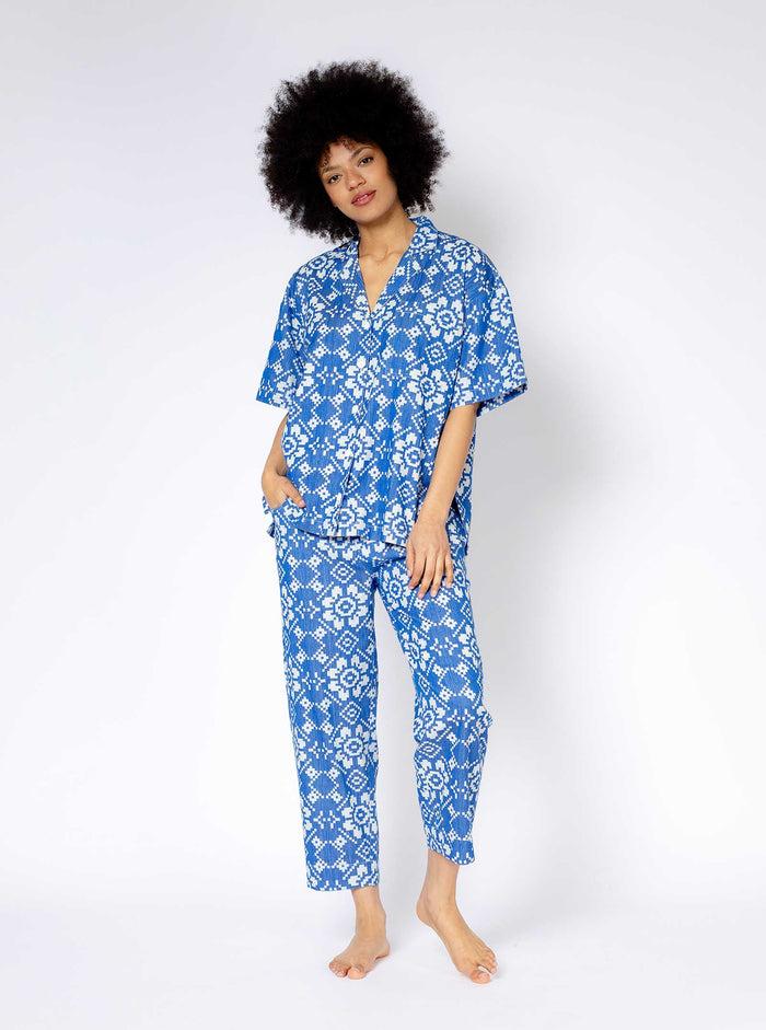 Ace & Jig Bobby Shirt | Spring 25 | Blue Pastime