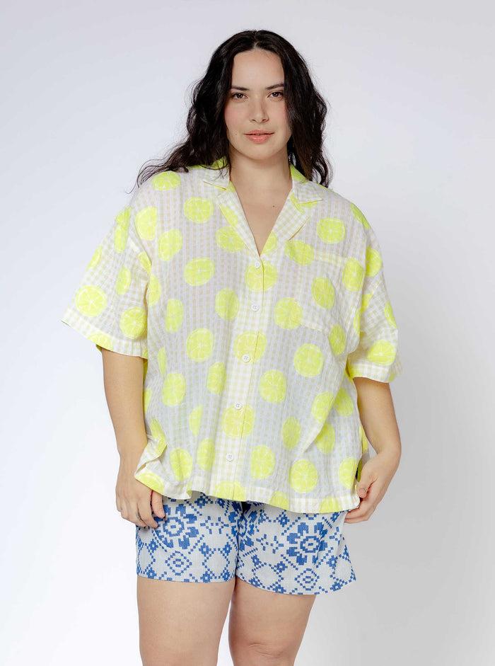 ace & jig bobby shirt | spring 25 | lemonade