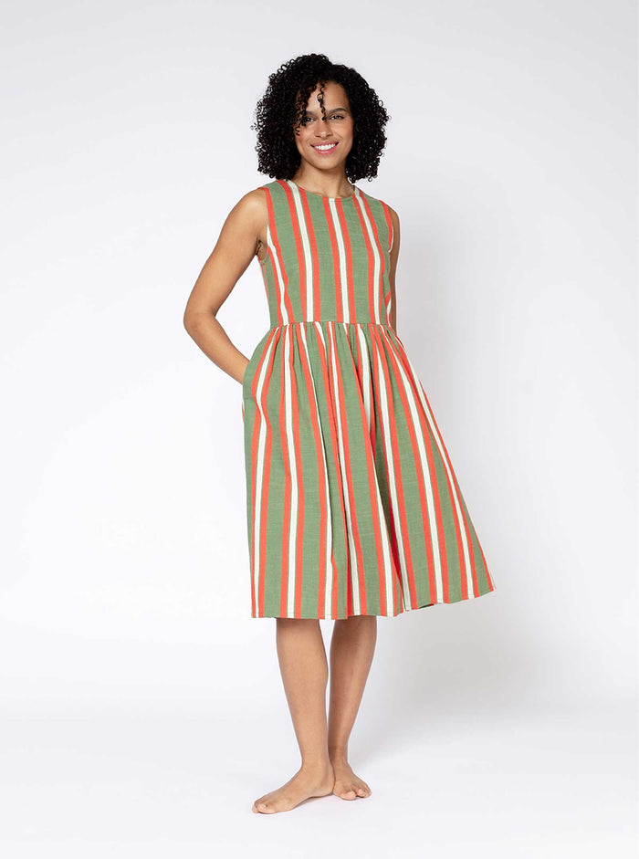 ace & jig cecelia dress | pre spring 25 | fennel
