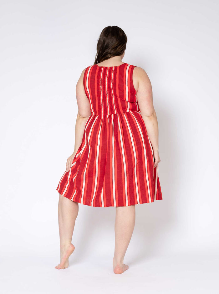 Ace & Jig Cecelia Dress | Pre Spring 25 | Madder