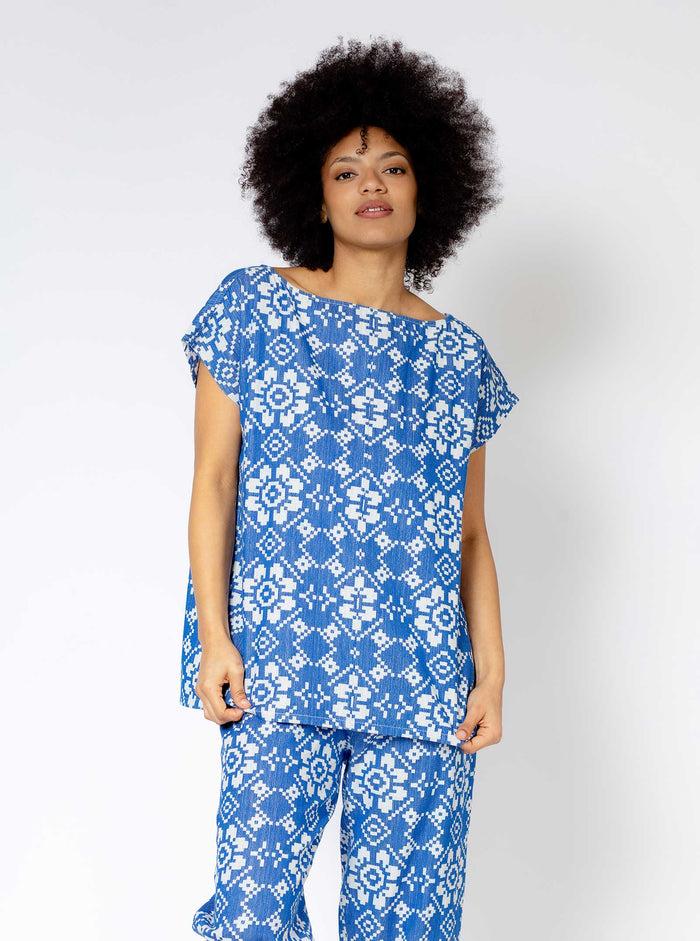 ace & jig city tee | spring 25 | blue pastime