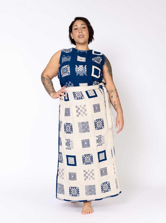 Ace & Jig Column Wrap Skirt | Resort 24 | Mediterranean
