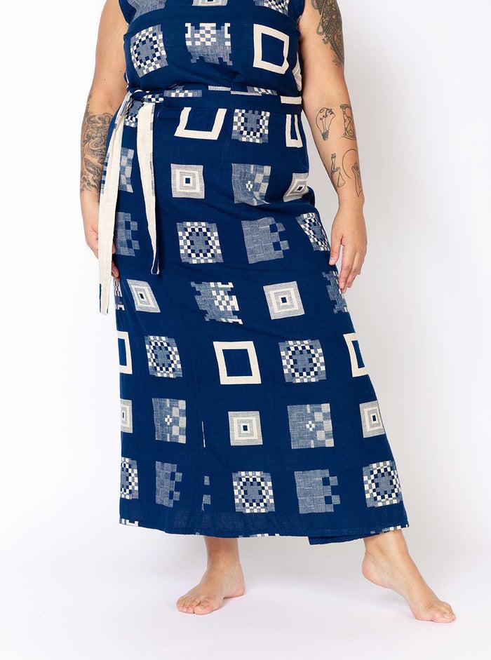 ace & jig column wrap skirt | resort 24 | mediterranean