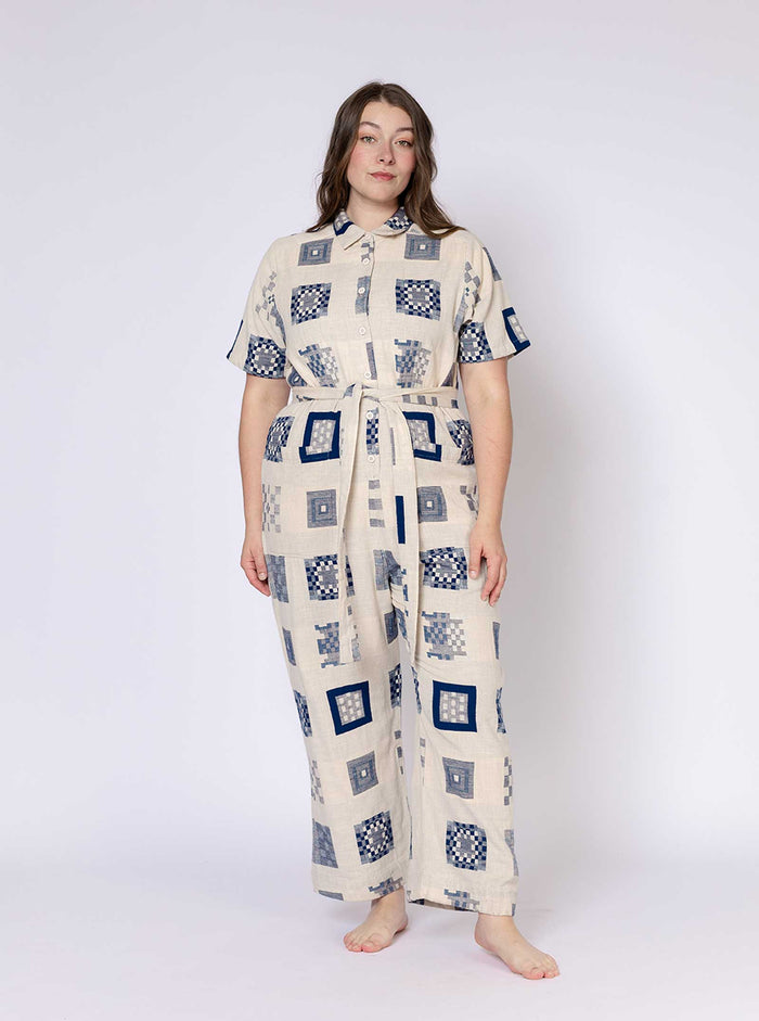 ace & jig ernie jumpsuit | resort 24 | sand dollar