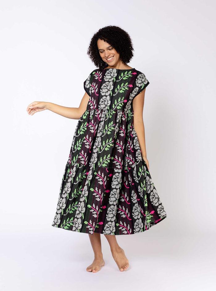 ace & jig float dress | winter 24 | needlepoint