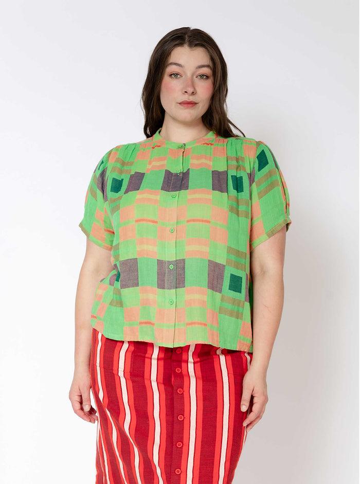 ace & jig gina blouse | pre spring 25 | tea