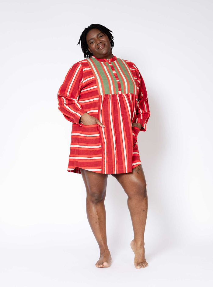 ace & jig harmony dress | pre spring 25 | madder