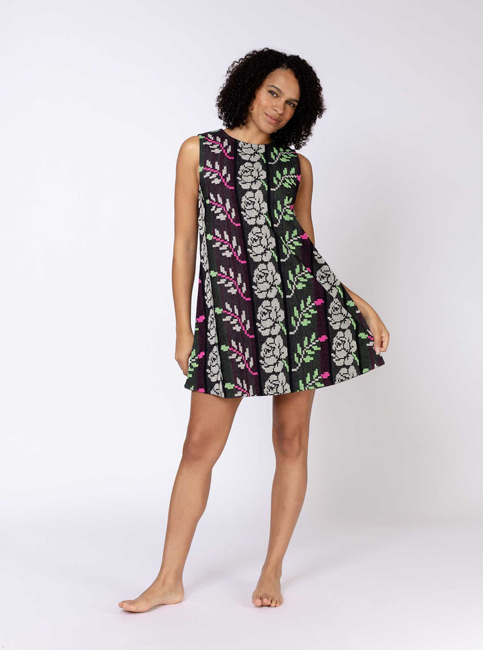 ace & jig kaia dress | winter 24 | needlepoint