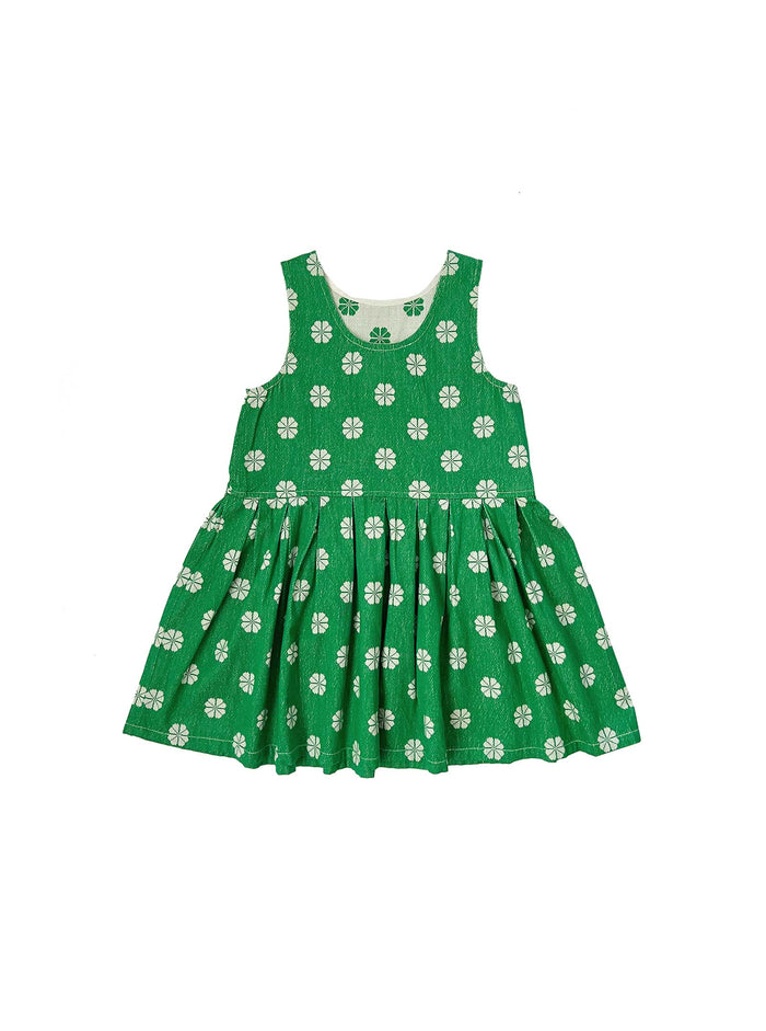 Ace & Jig Kids Daisy Dress | Spring 25 | Green Daisy