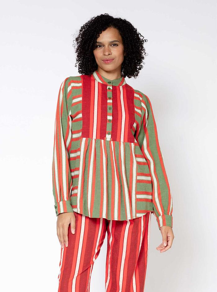 ace & jig peace blouse | pre spring 25 | fennel